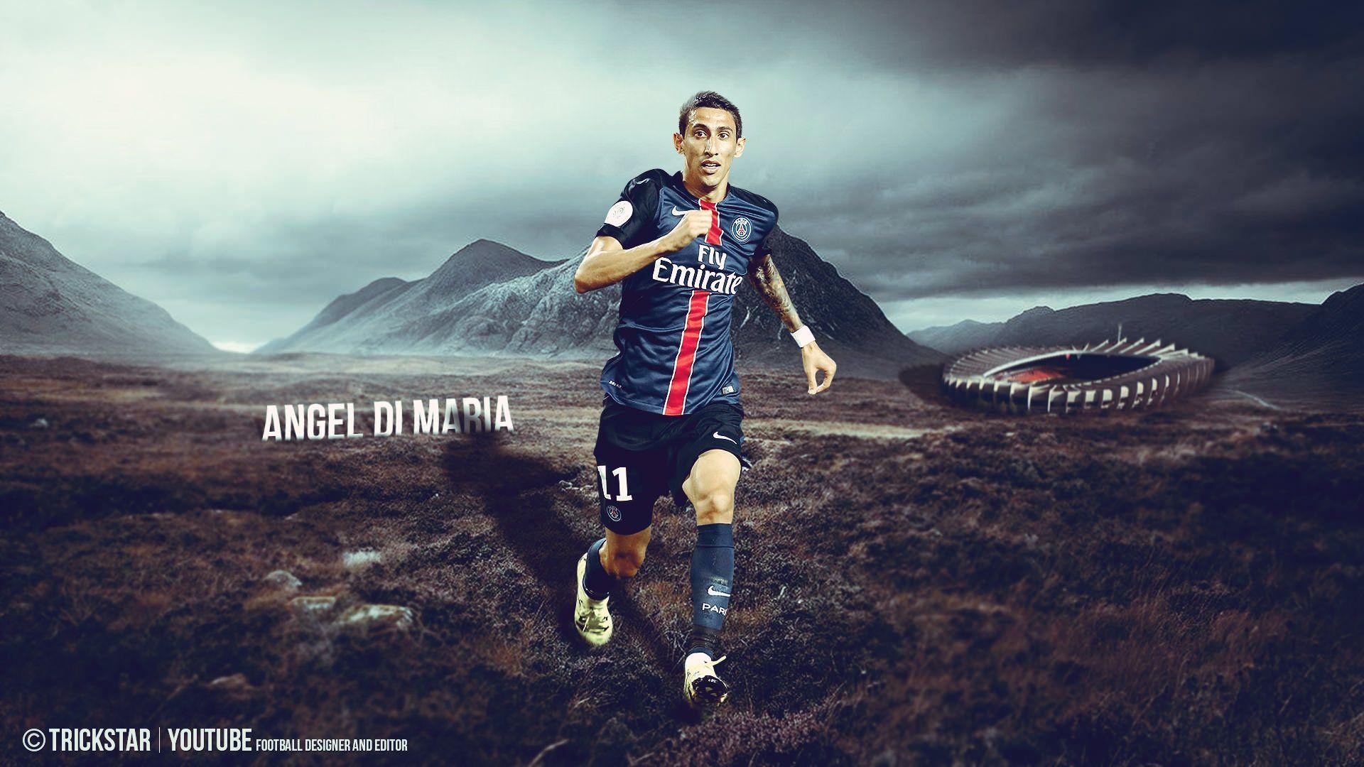 1920x1080 Angel Di Maria Paris Saint Germain Wallpaper. Football Wallpaper, Desktop