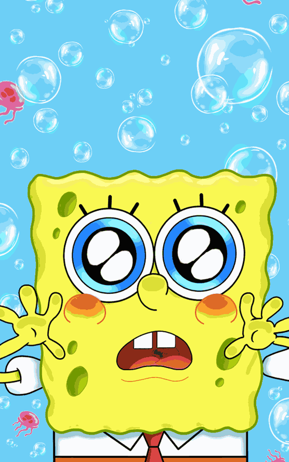 990x1580 Spongebob SquarePants, Phone