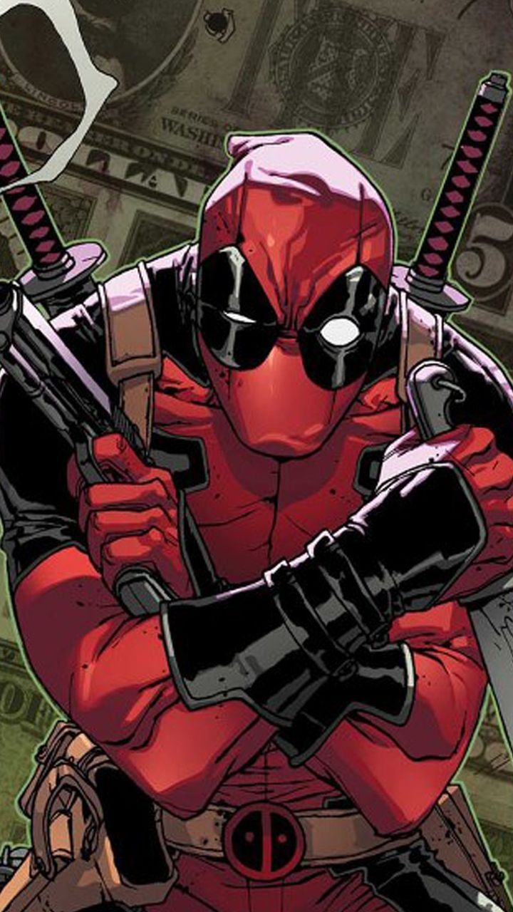 720x1280 Cartoon Deadpool iPhone Wallpaper Free Cartoon Deadpool, Phone