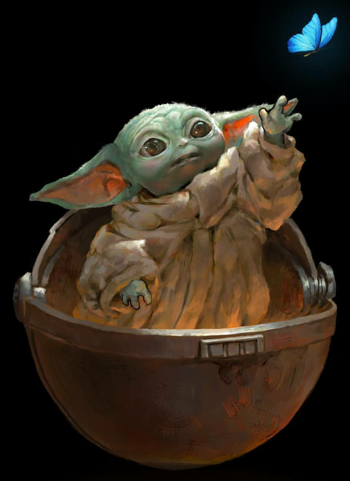 1170x1600 My Wallpaper For My Phone. Made A Little Boo Boo On My Last Post. Sorry!. R BabyYoda. Baby Yoda Grogu, Phone