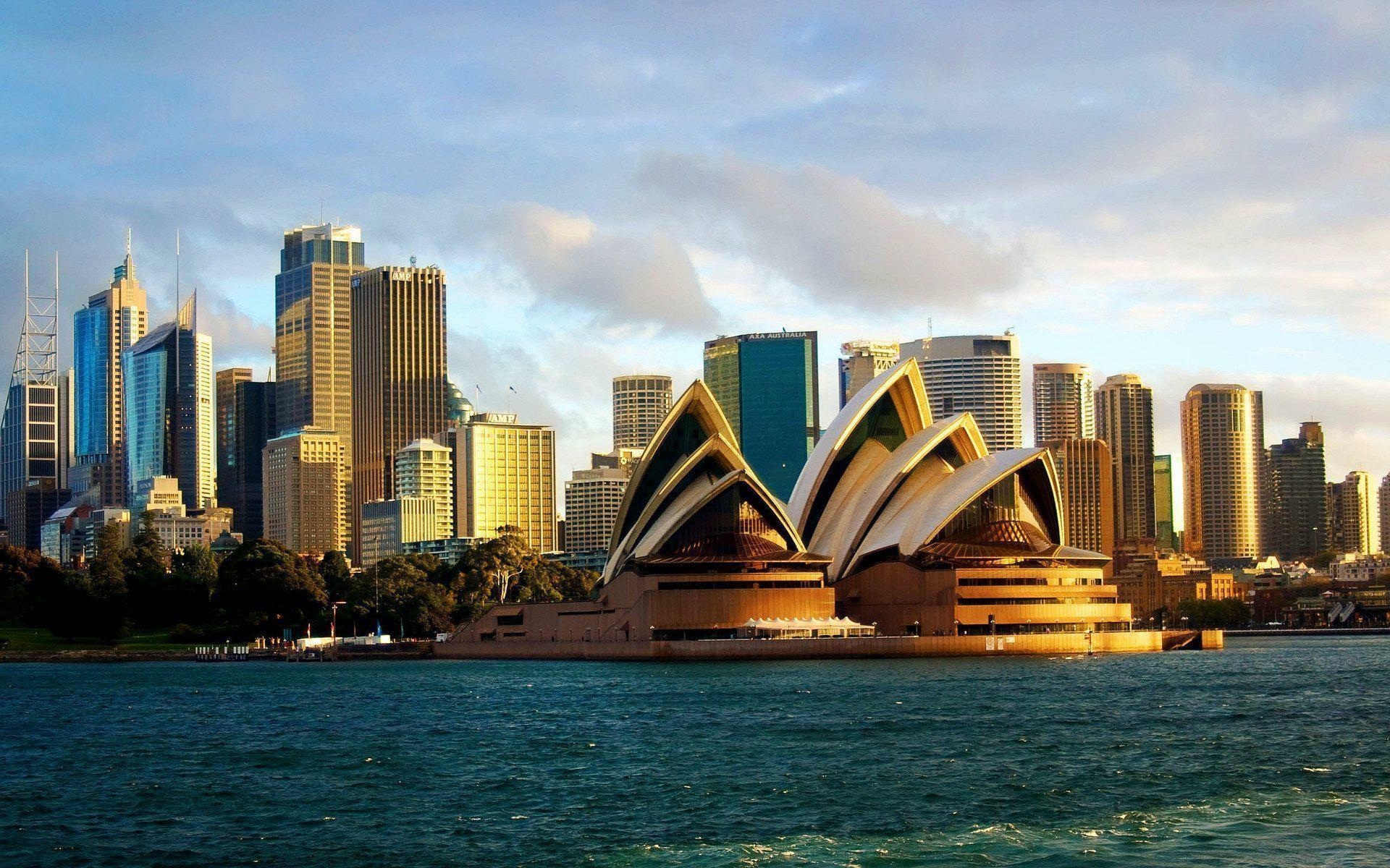 1920x1200 Sydney Opera House Cityscape Wallpaper, Desktop