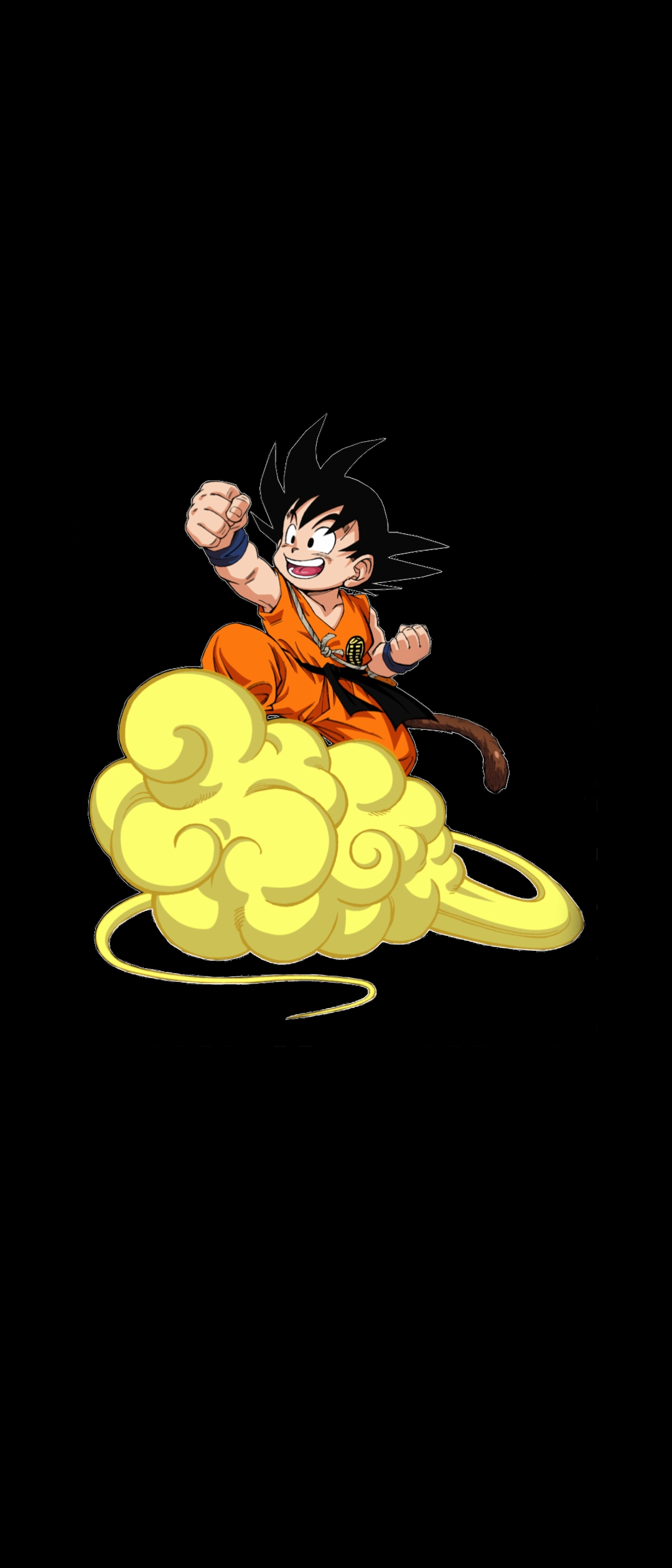 1080x2520 Goku and flying nimbus [], Phone