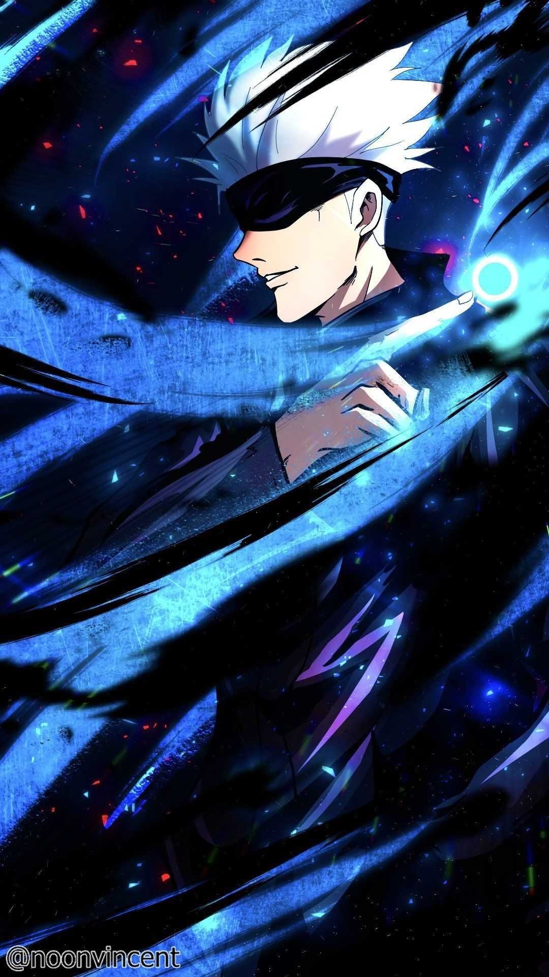 1080x1920 Aesthetic Satoru Gojo Wallpaper Download, Phone