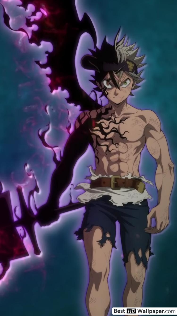 750x1340 Black Clover (Demon Sword) HD wallpaper download, Phone