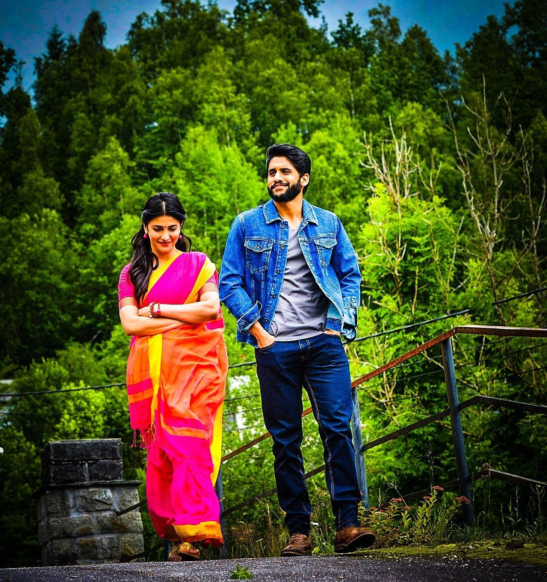 1110x1180 Nagachaitanya's latest movie #premam pic - Naga chaitanya and Sruthi Hassan. Telugu movies, Bollywood couples, Movie photo, Phone