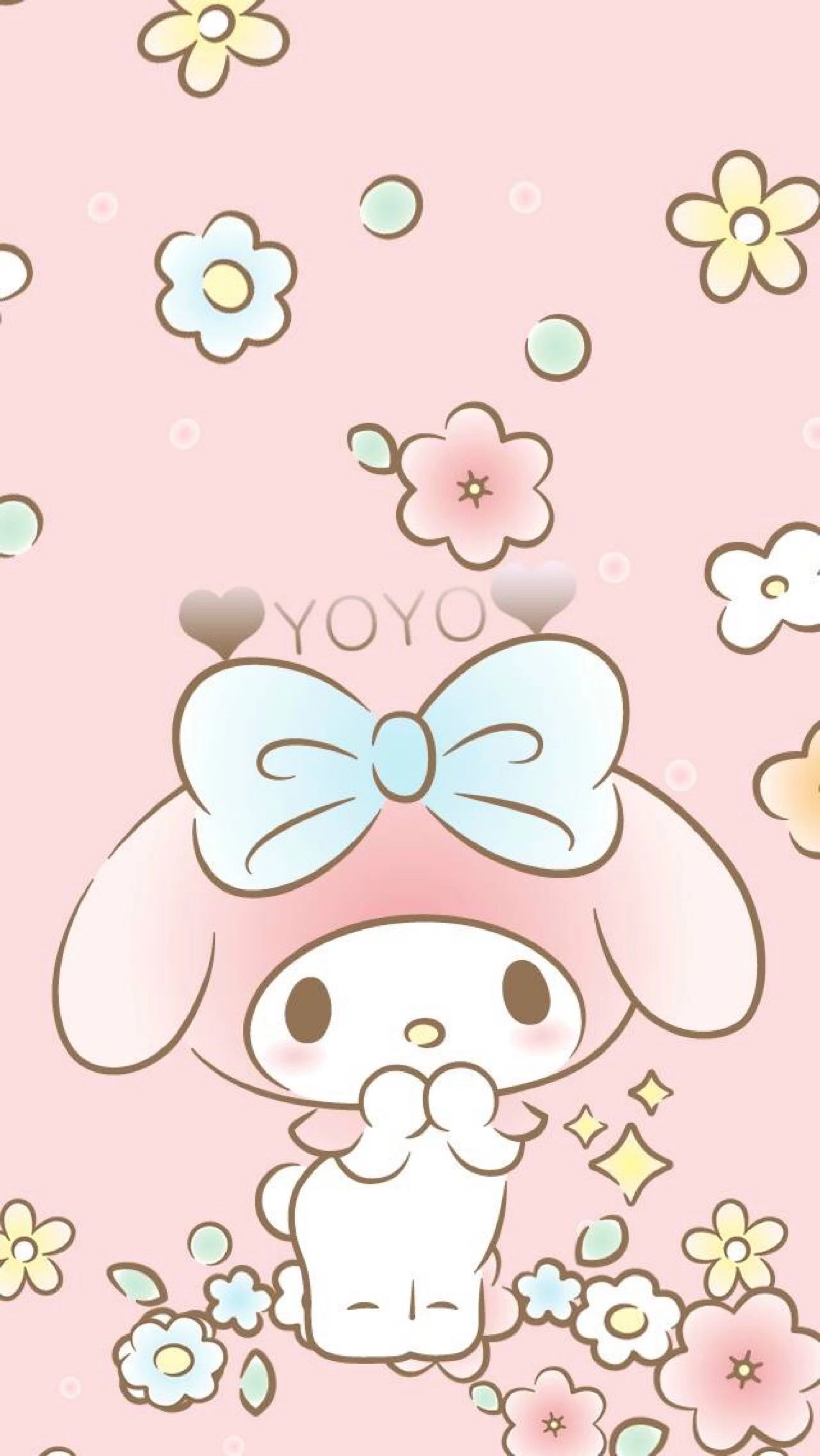 1600x2840 hello kitty melody wallpaper, Phone