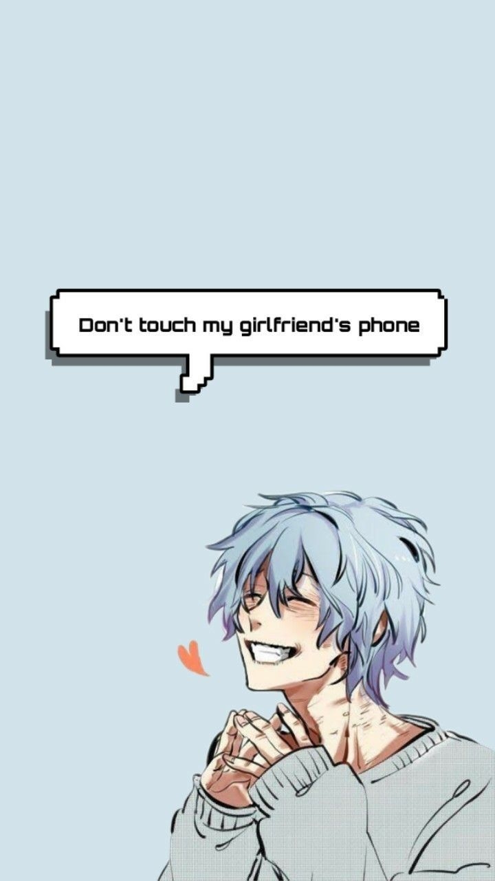 720x1280 Tomura Shigaraki. wallpaper. Don't touch my girlfriend's phone. Dont touch my phone wallpaper, Anime wallpaper phone, Cute anime wallpaper, Phone