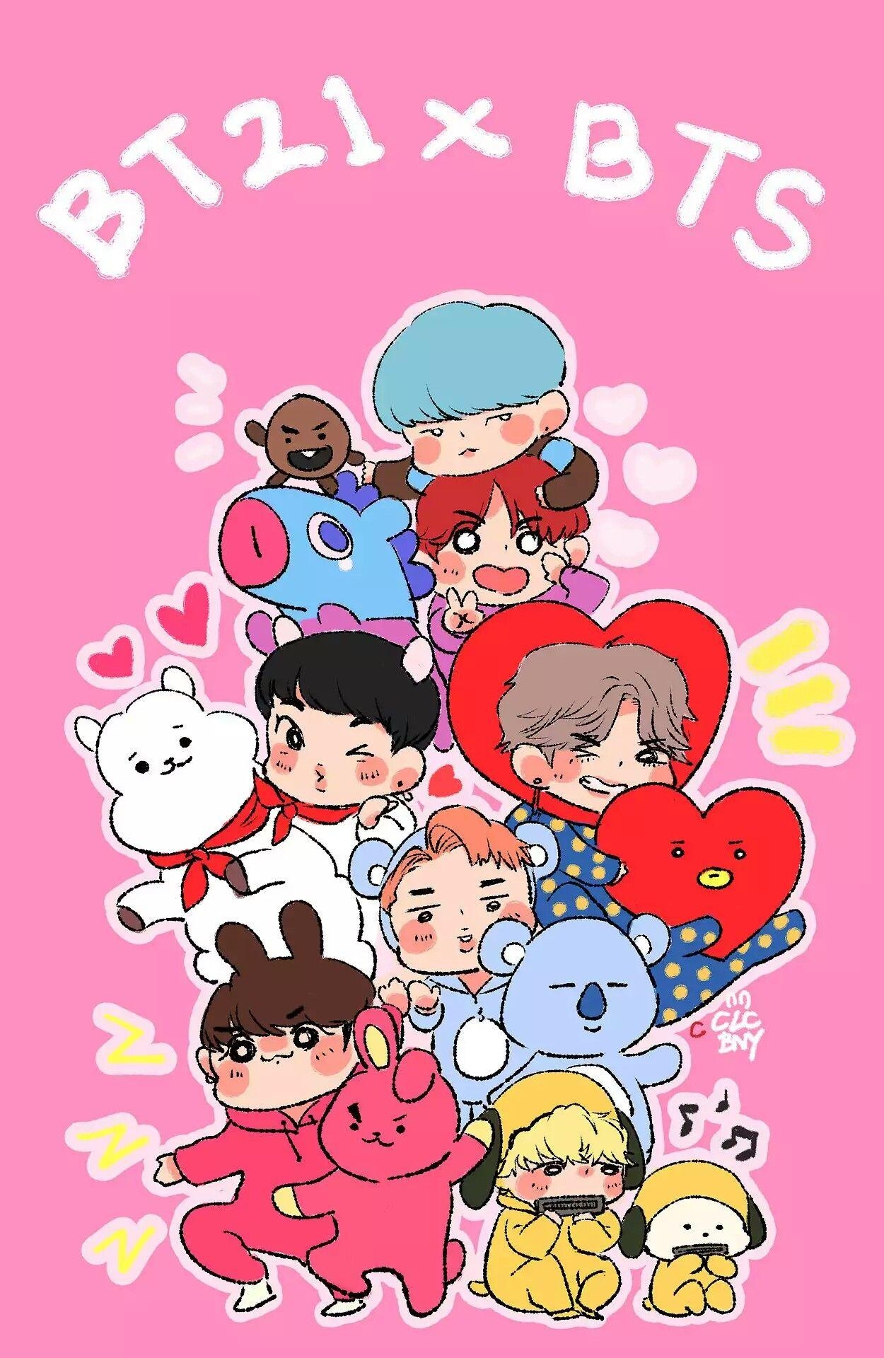 1250x1920 Free download BTS X BT21 BTS FANART BTS, Phone