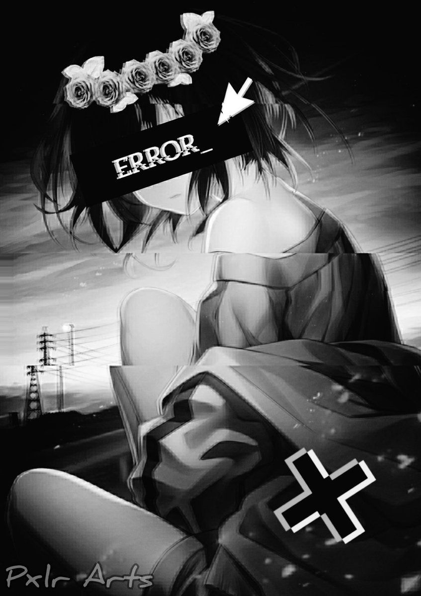 850x1200 Anime Depression Girl, Phone