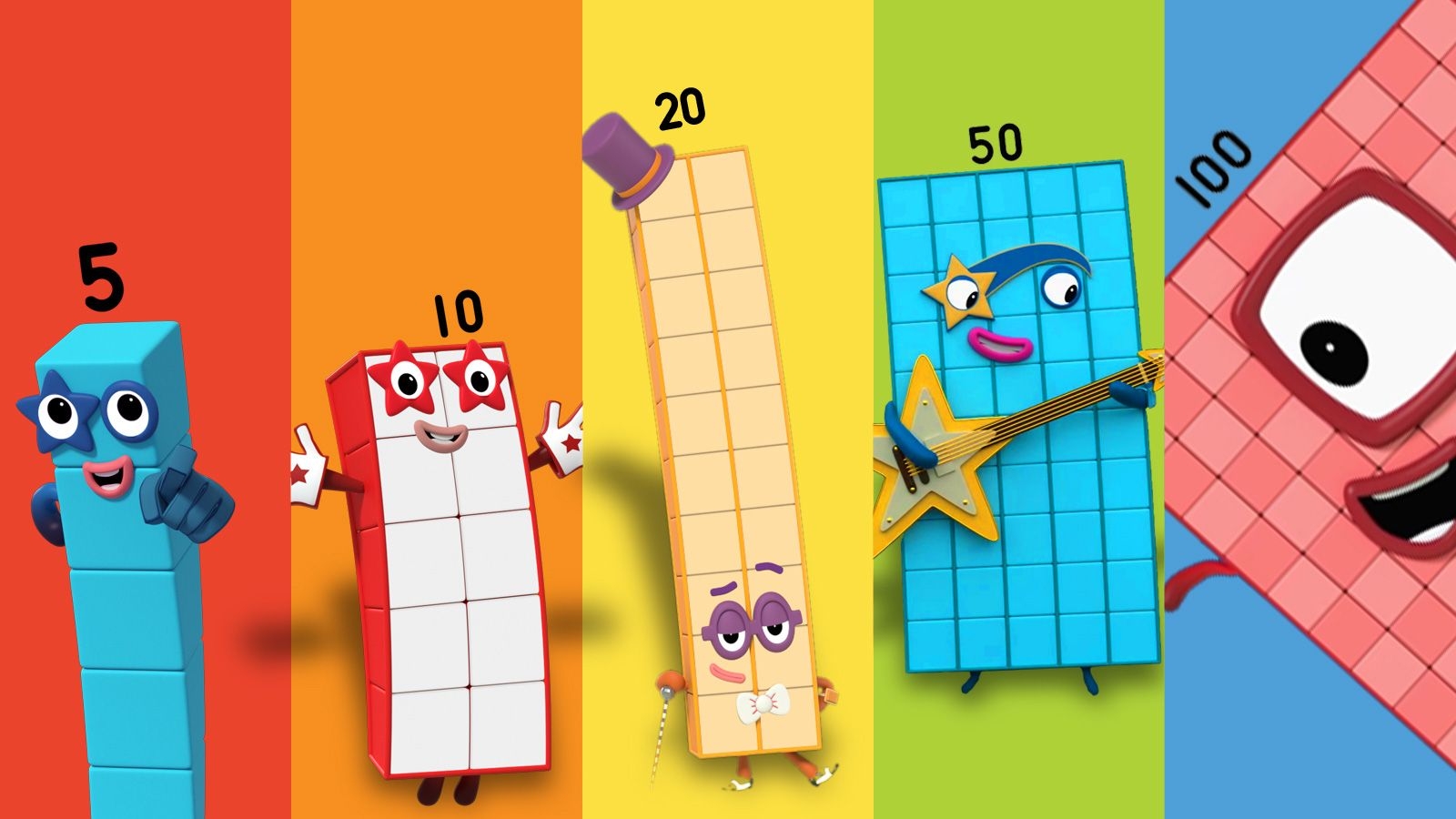 1600x900 Numberblocks. Learning is fun with Learning Blocks, Desktop