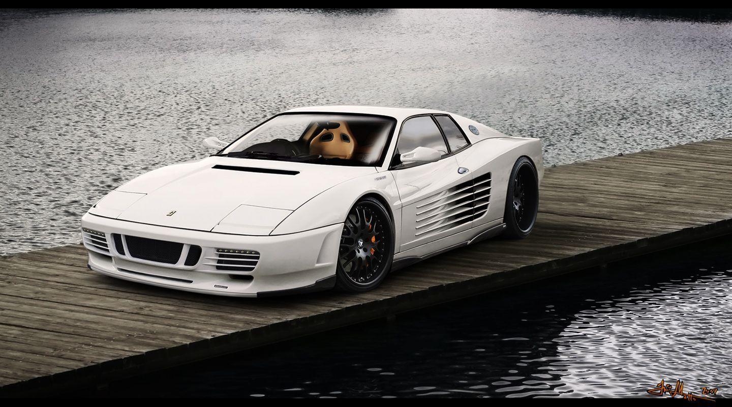 1440x800 Vehicles For > White Ferrari Testarossa Wallpaper, Desktop