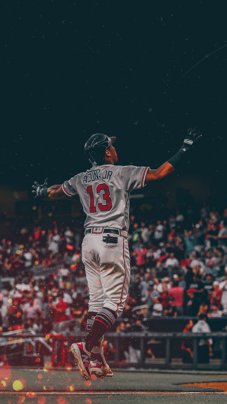 750x1340 Ronald Acuña Jr. Wallpaper Free Ronald Acuña Jr. Background, Phone