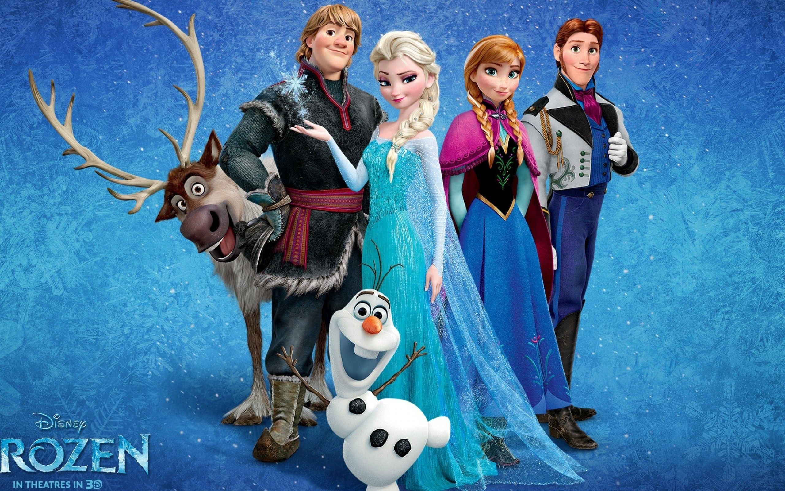 2560x1600 Download  Frozen, Elsa, Anna, Olaf, Kristoff, Animation, Desktop