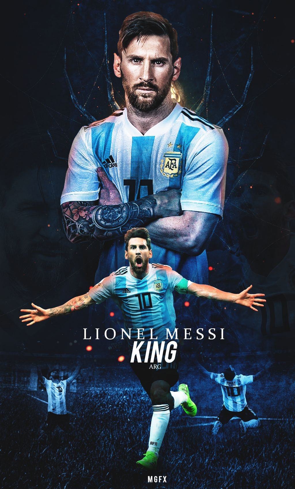 1030x1700 Messi Copa America Wallpaper, Phone