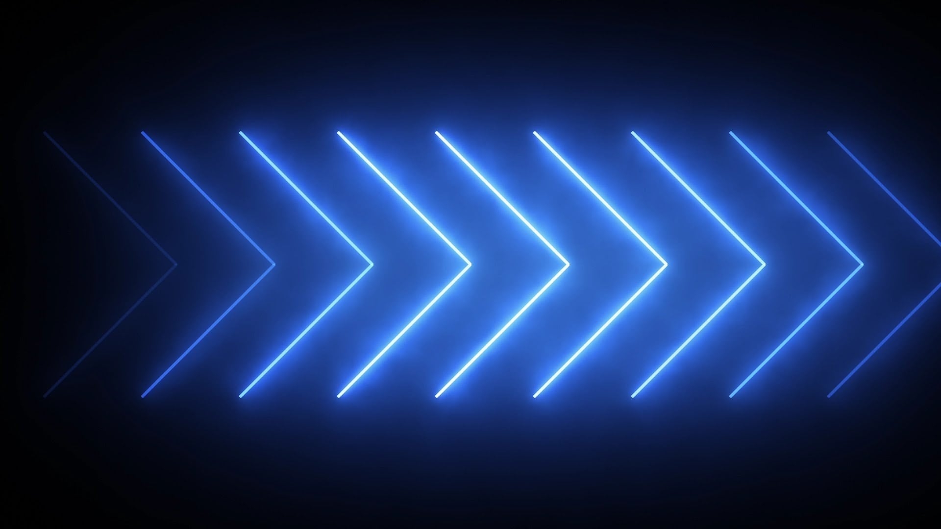 1920x1080 Neon Blue Aesthetic Wallpaper, Desktop