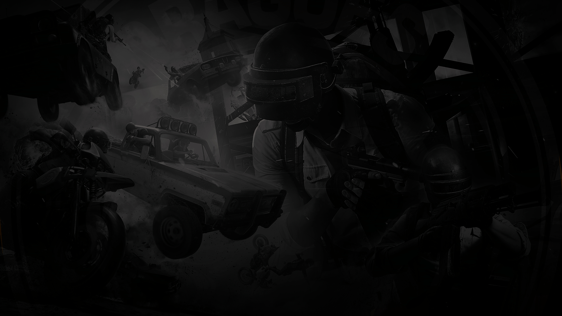 1920x1080 Pubg Wallpaper HD 4k Black And White murals decals, Desktop