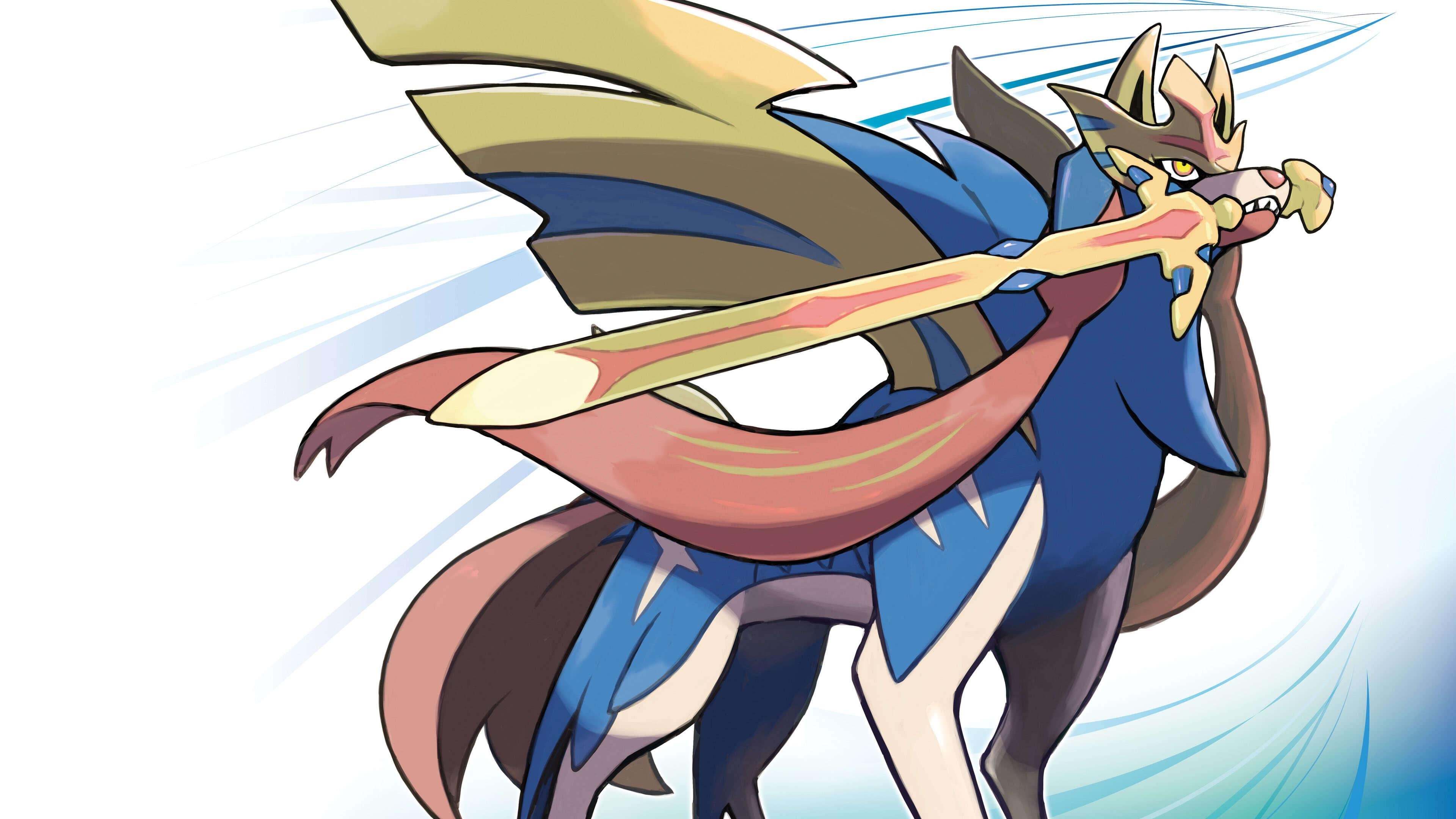 3840x2160 Pokemon Sword And Shield Zacian UHD 4K Wallpaper, Desktop