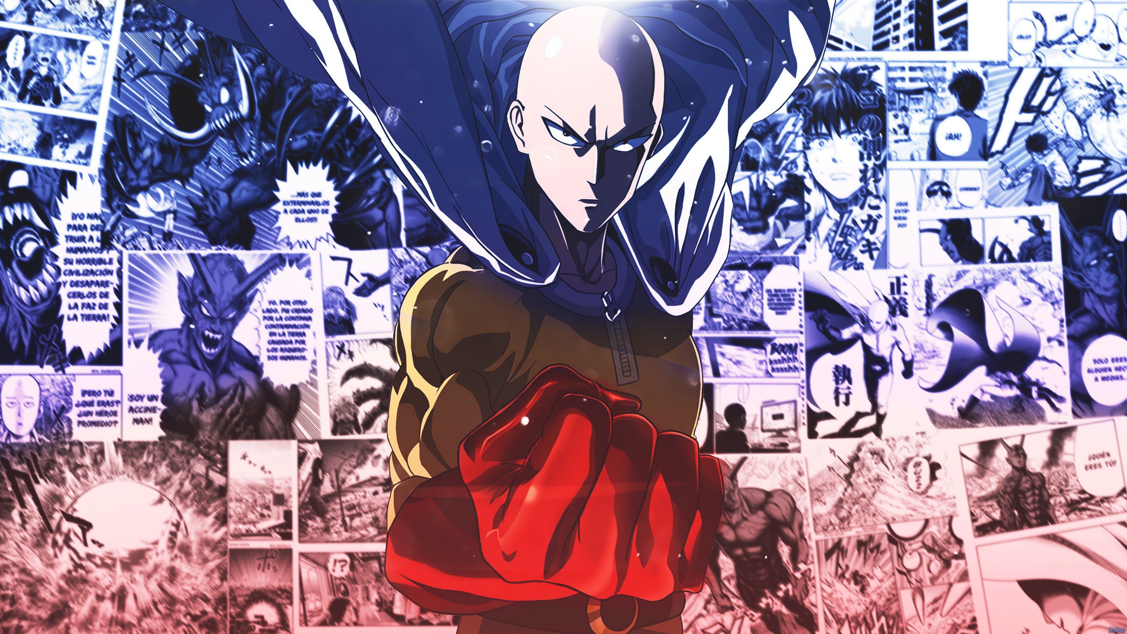 3840x2160 #One Punch Man, #Saitama, #anime Wallpaper. Anime, Desktop