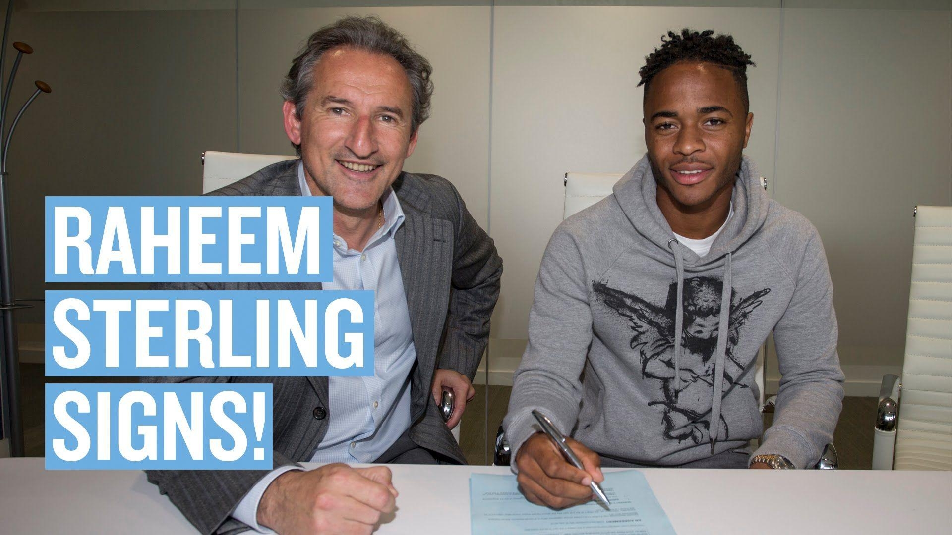 1920x1080 Raheem Sterling Signs for Man City, Desktop