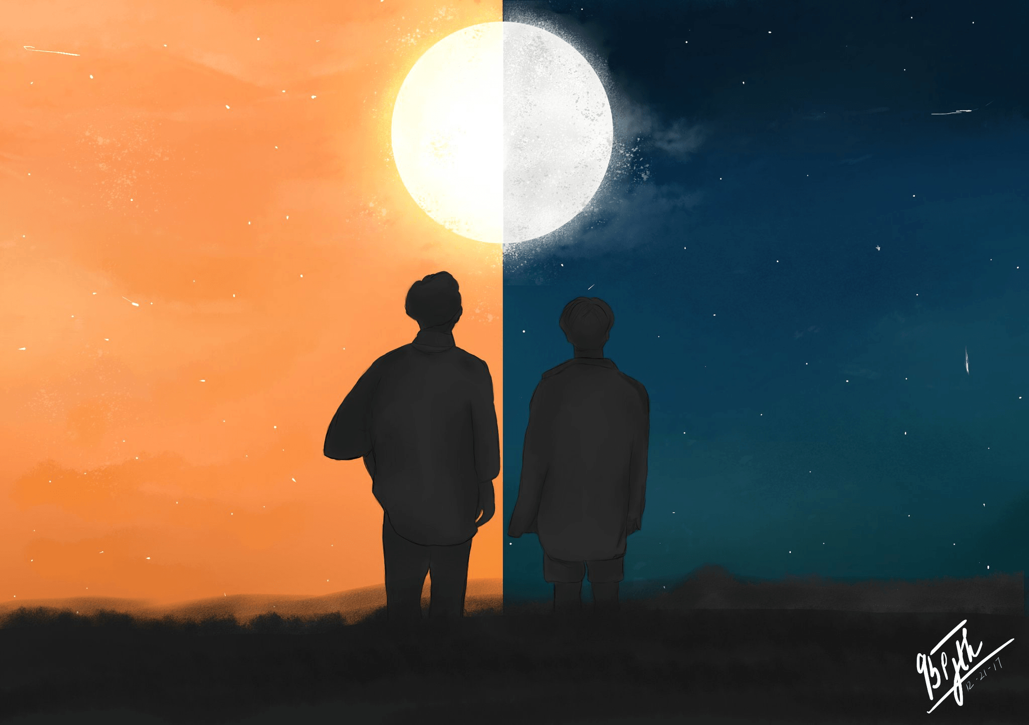 2050x1450 BTS Fan Art Desktop Wallpaper Free BTS FanBackground, Desktop