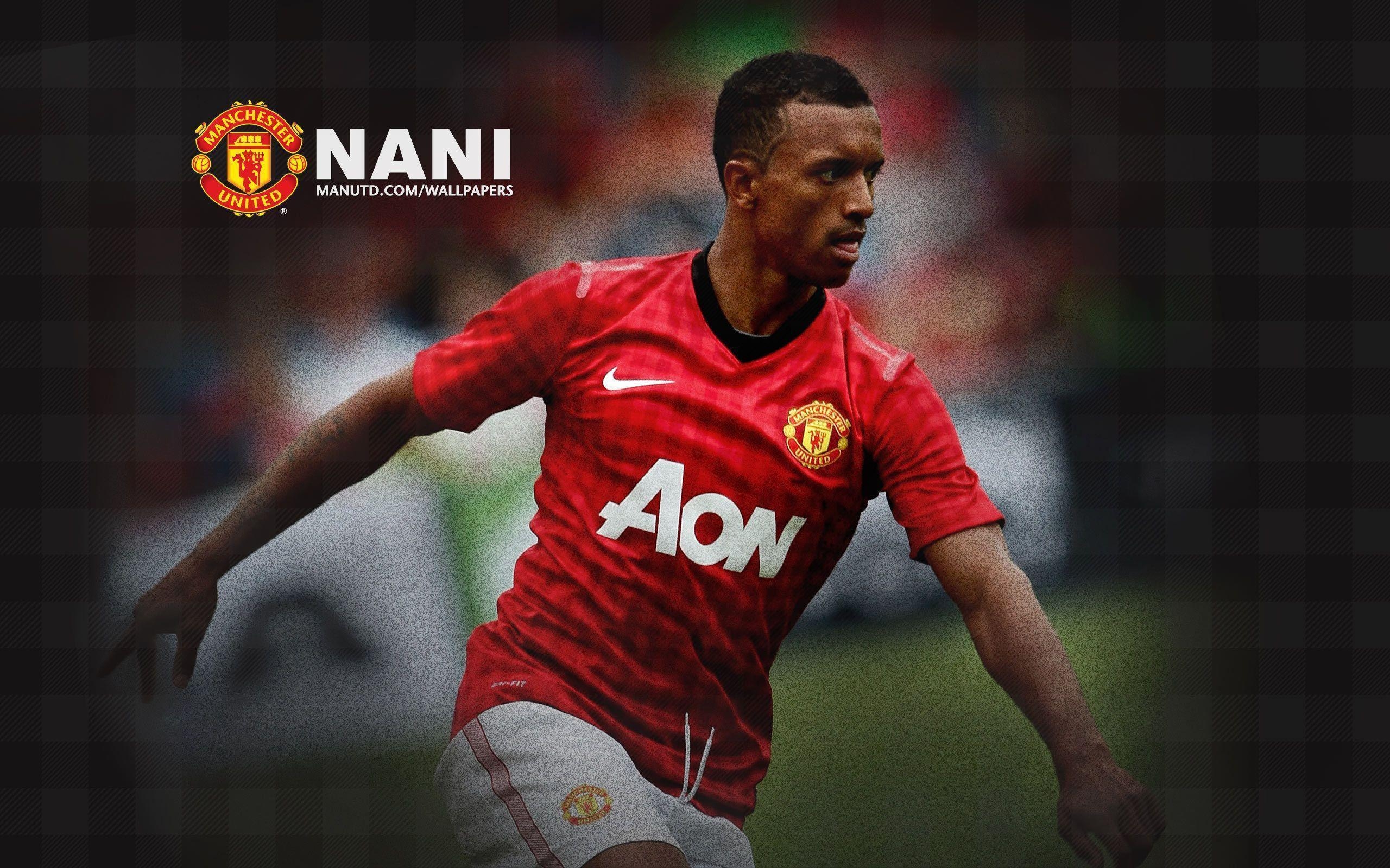 2560x1600 The player of Manchester United Luis Nani in dark colors, Desktop