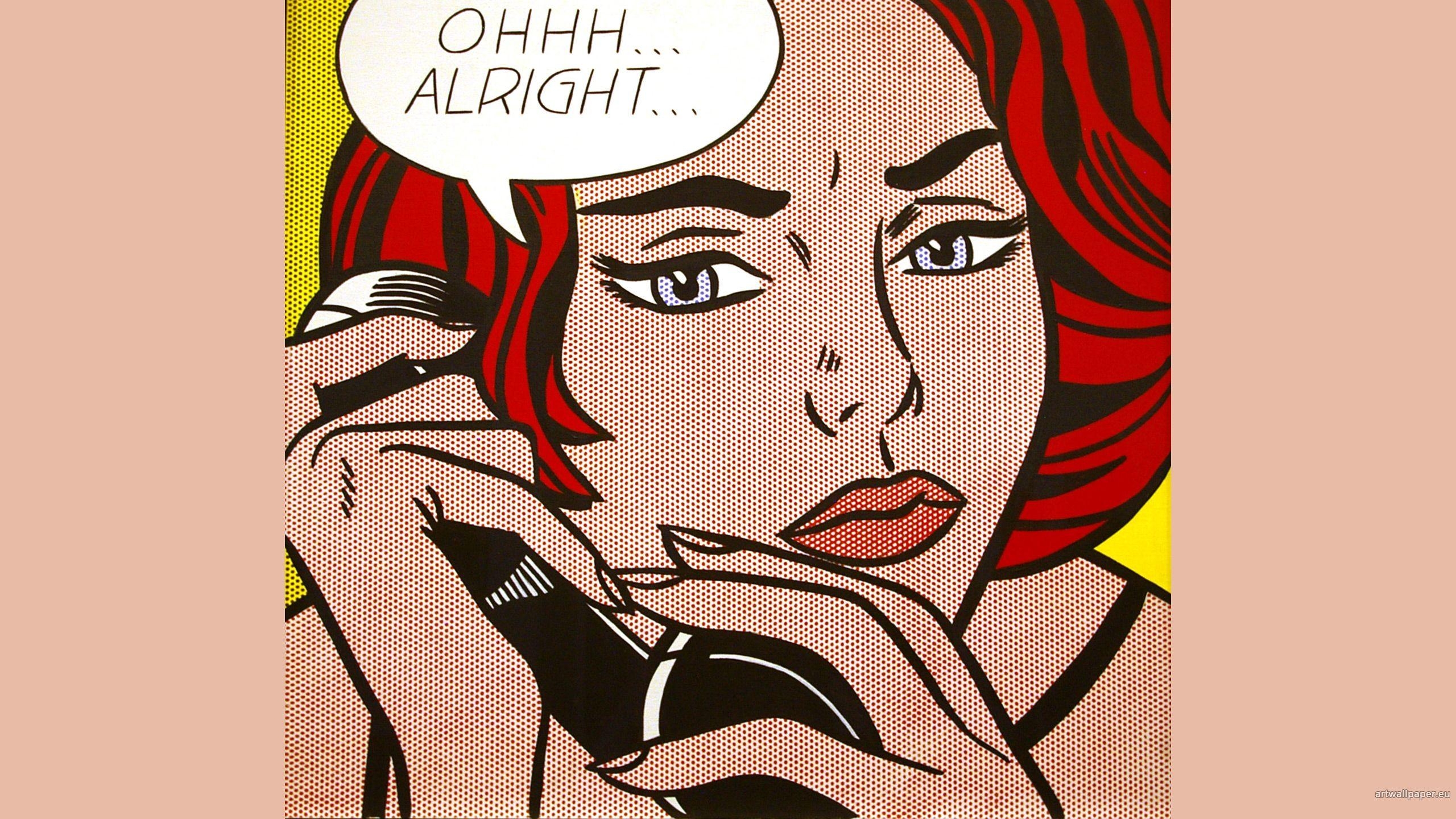 2560x1440 Roy Lichtenstein Wallpaper, Pop Art Wallpaper, Desktop