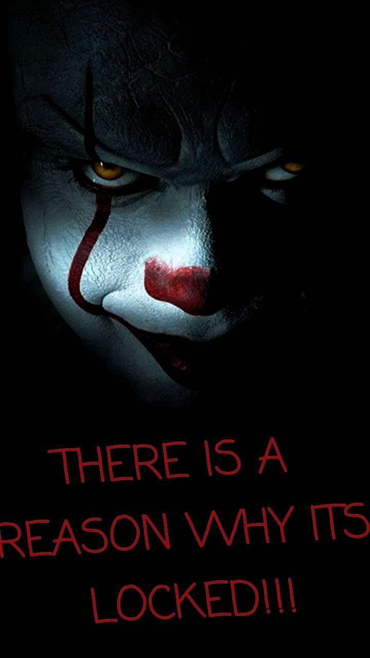 720x1280 Pennywise thing. Dont touch my phone wallpaper, Scary wallpaper, Funny lockscreen, Phone