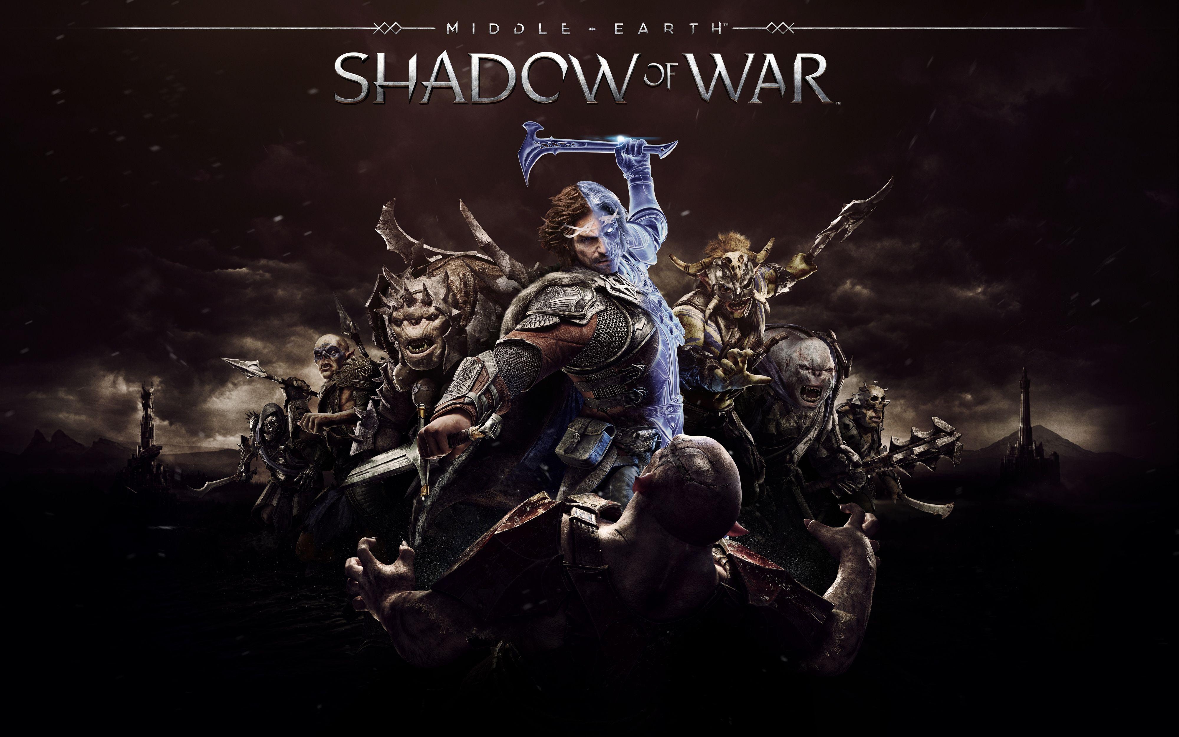 4000x2500 Middle earth Shadow of War 4K 8K 2017 Wallpaper, Desktop