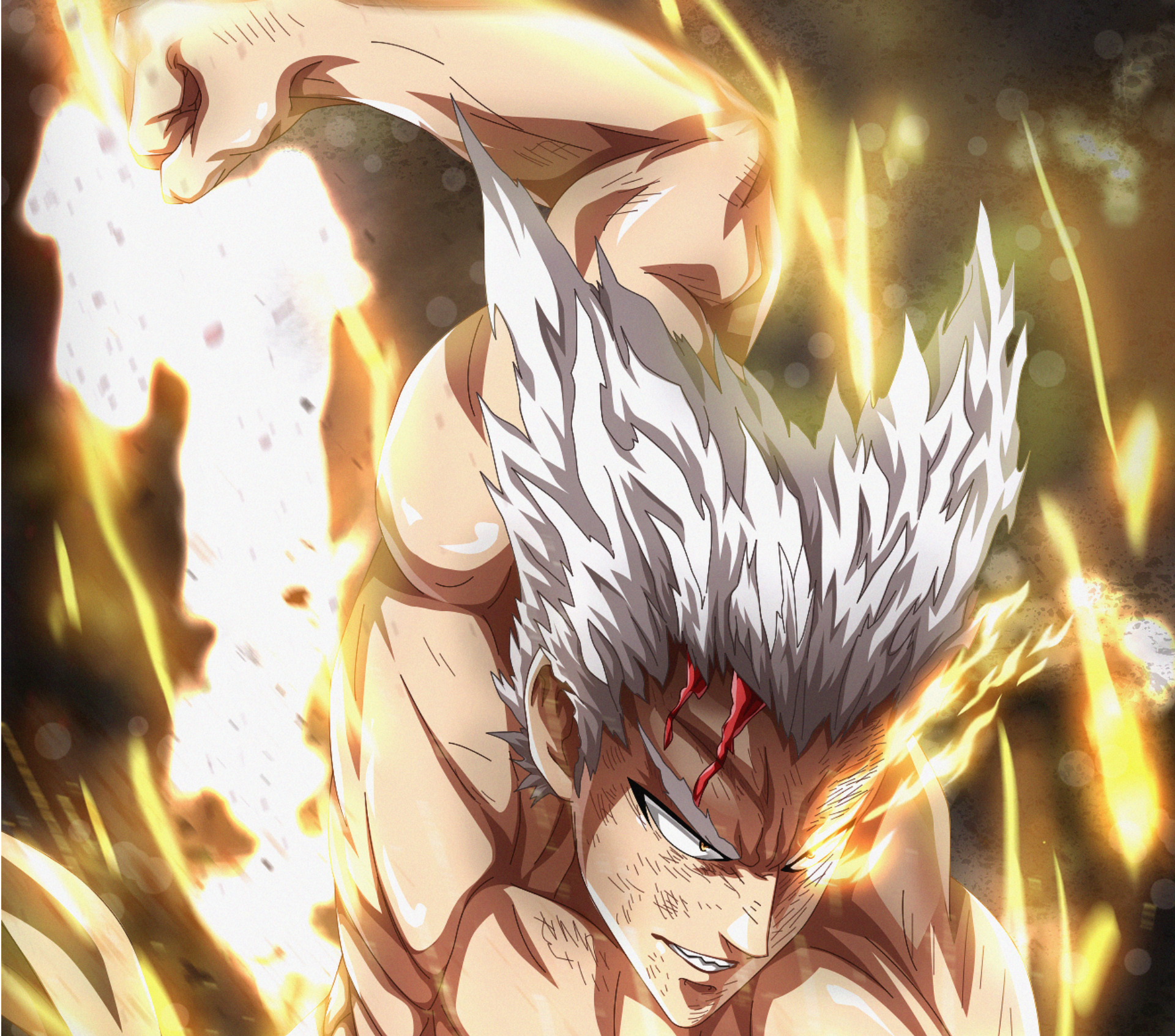 1920x1700 Garou (One Punch Man) HD Wallpaper And Background, Desktop