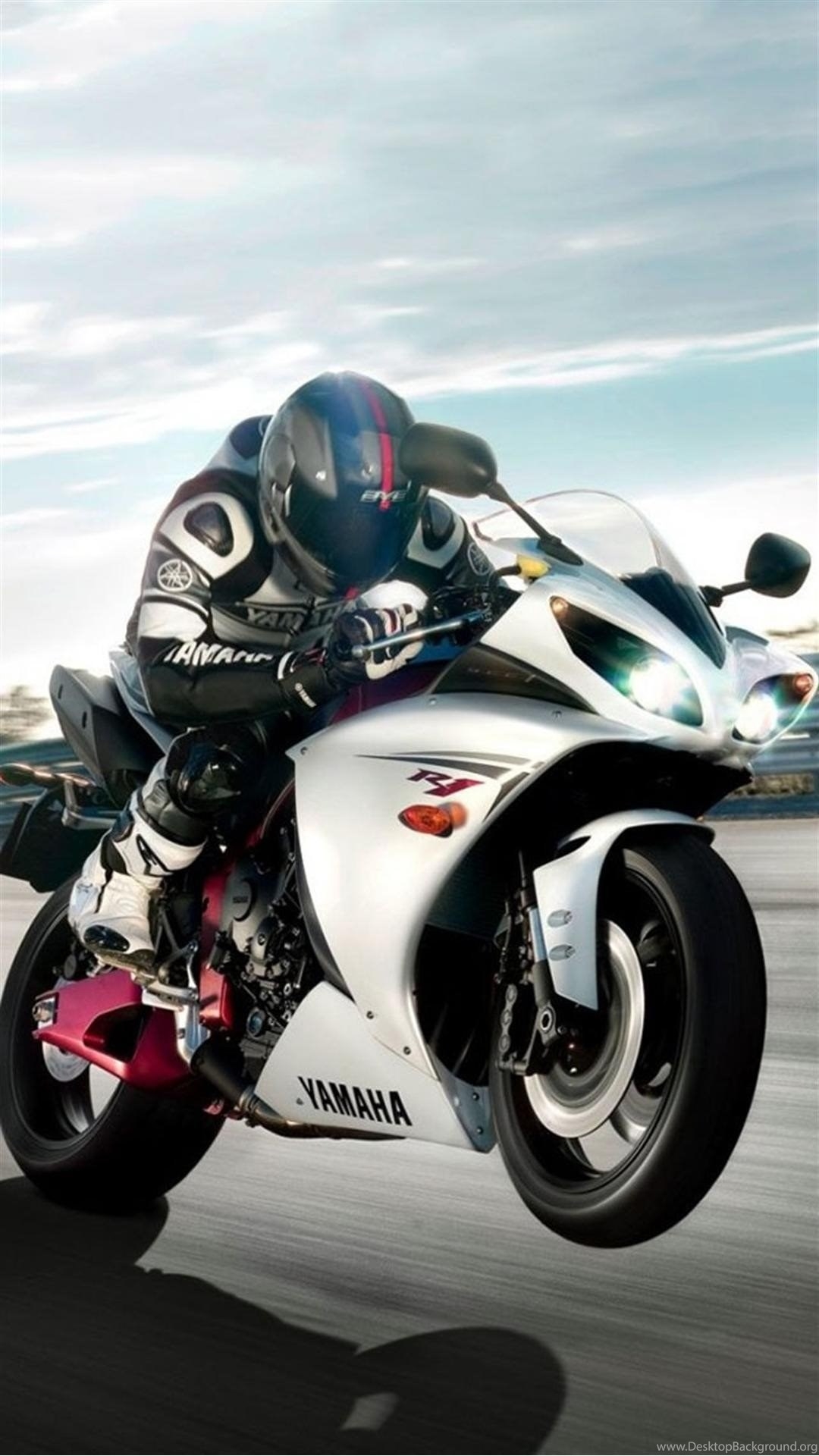 1080x1920 iPhone Wallpaper Motor Bike Yamaha R1 Desktop Background, Phone