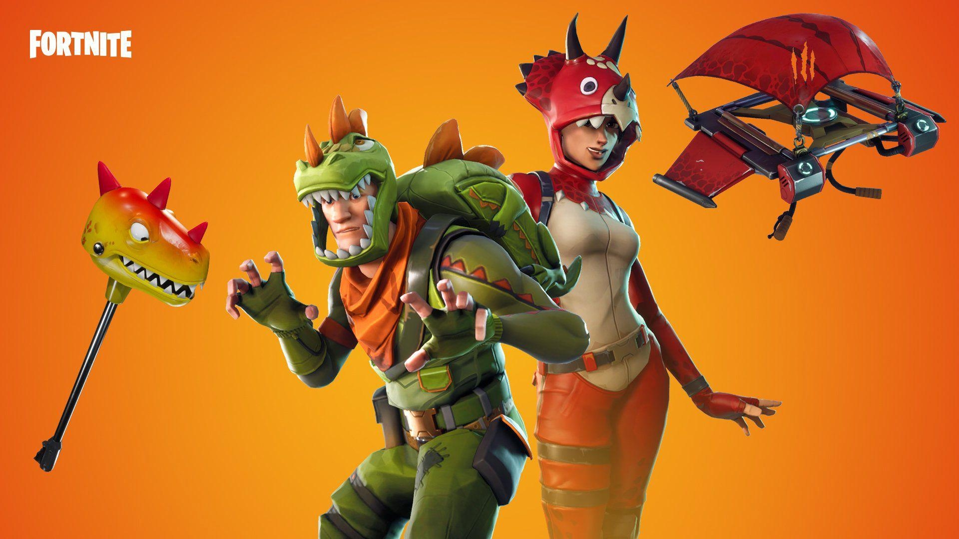 1920x1080 Fortnite Background Dino Skins Wallpaper and Free, Desktop