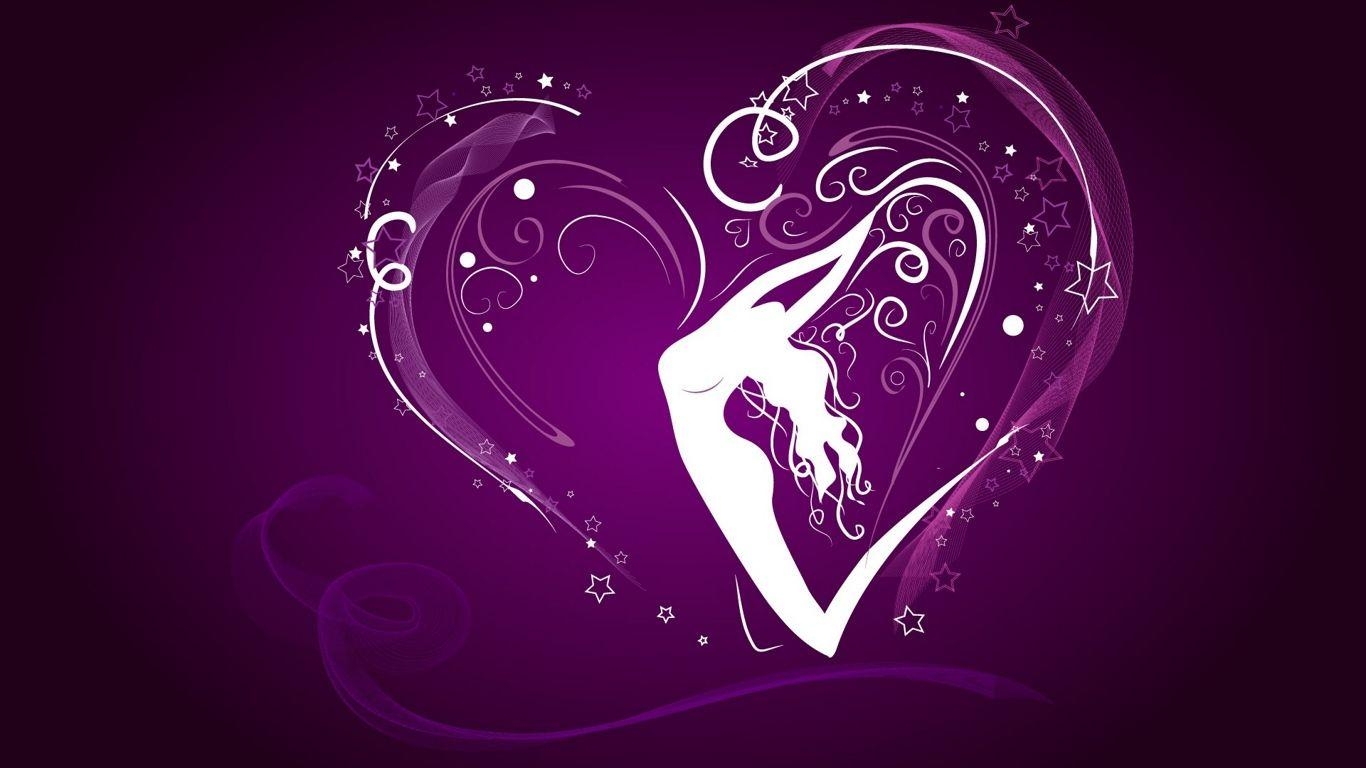 1370x770 Wallpaper Love Purple 23590 HD Wallpaper in Love n Romance, Desktop