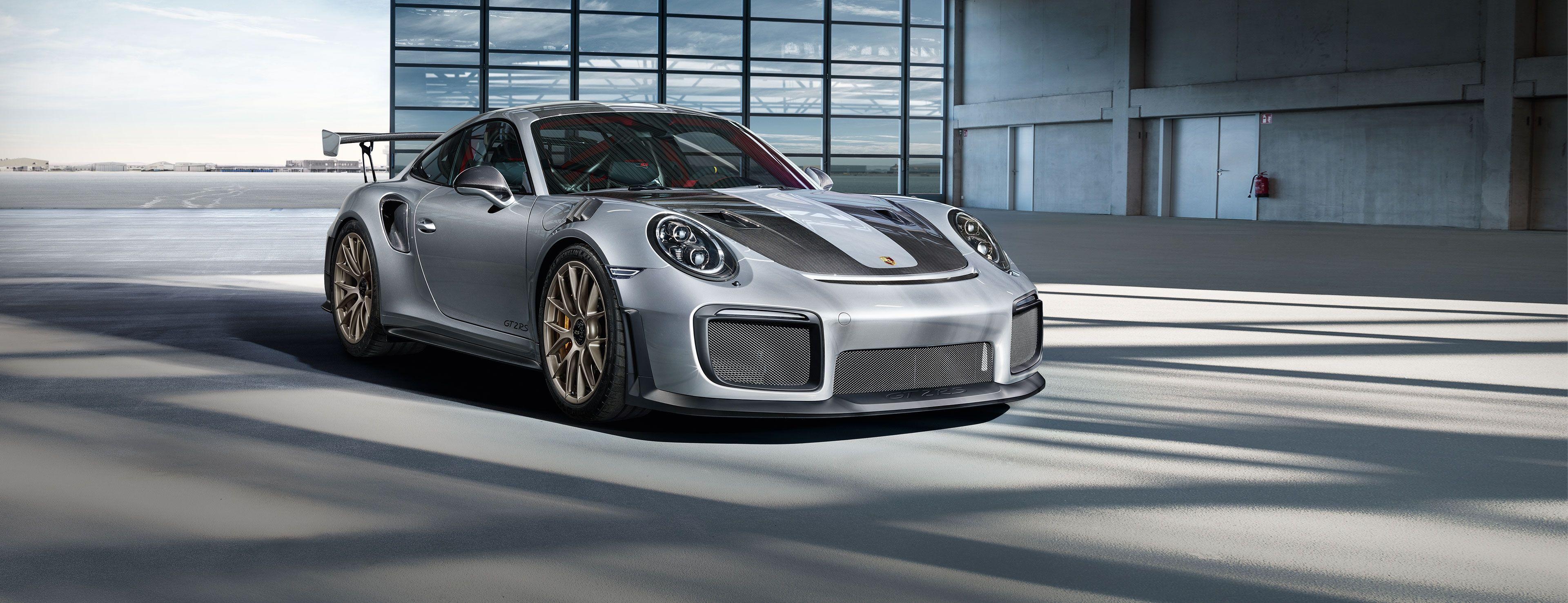 3840x1480 Porsche 911 GT2 RS, Dual Screen