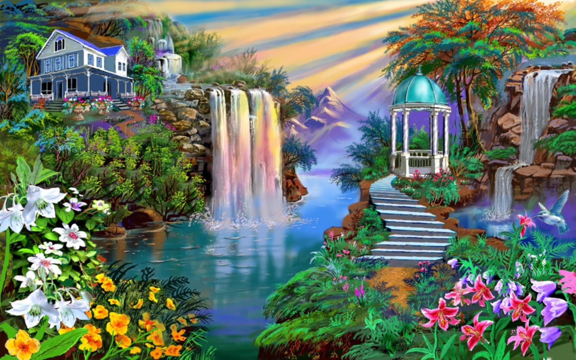 1920x1200 Enchanted Paradise wallpaper. Enchanted Paradise, Desktop