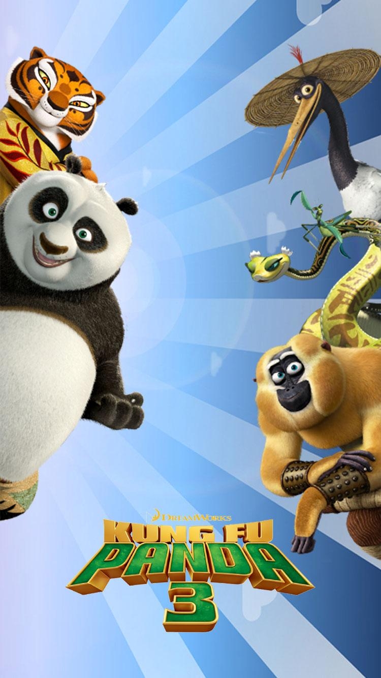 750x1340 Kung Fu Panda 3 2016 iPhone & Desktop Wallpaper HD, Phone