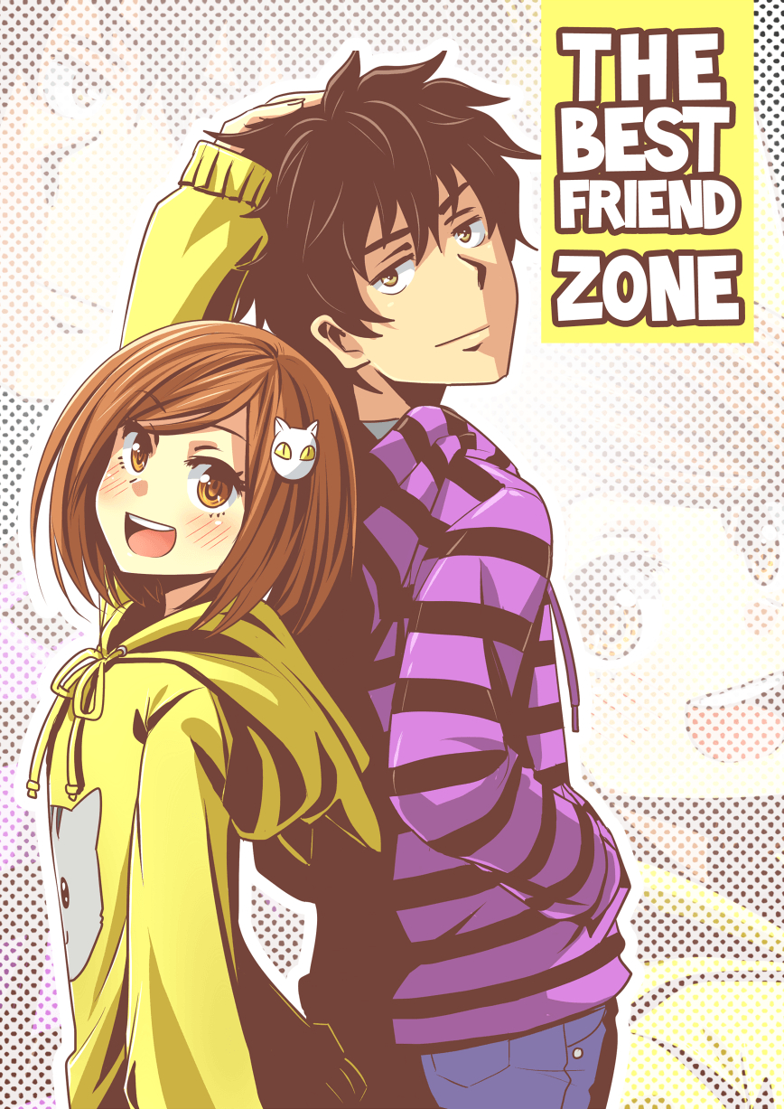 870x1230 Anime Best Friends, Phone