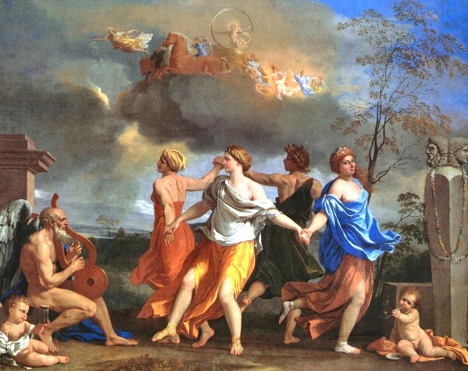 1510x1190 Poussin Nicolas, French Baroque Classical Art Dance, To, The, Music, Desktop