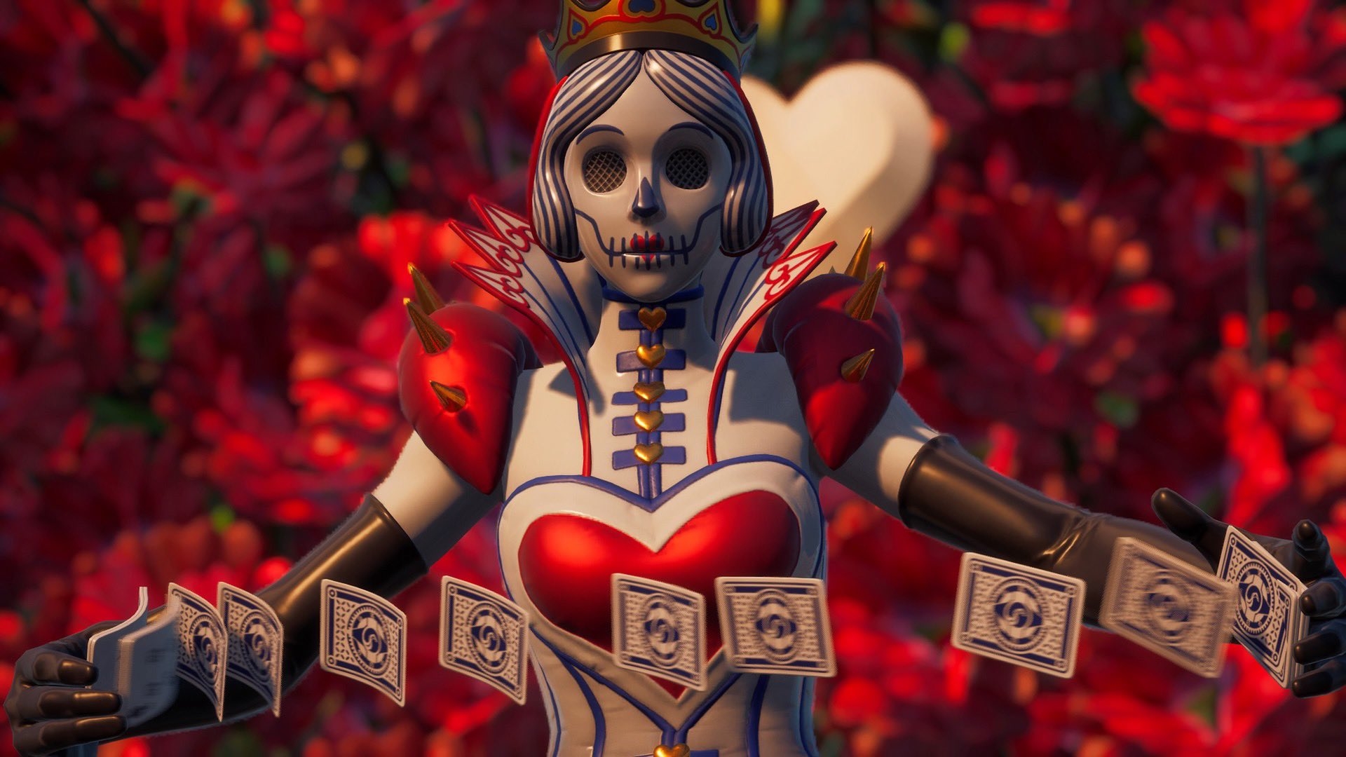 1920x1080 Queen of Hearts Fortnite wallpaper, Desktop