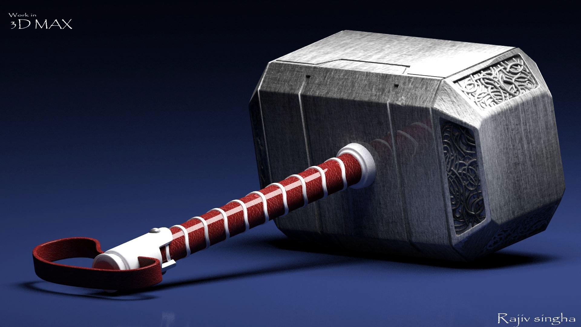 1920x1080 Rajiv Singha's hammer Mjolnir, Desktop