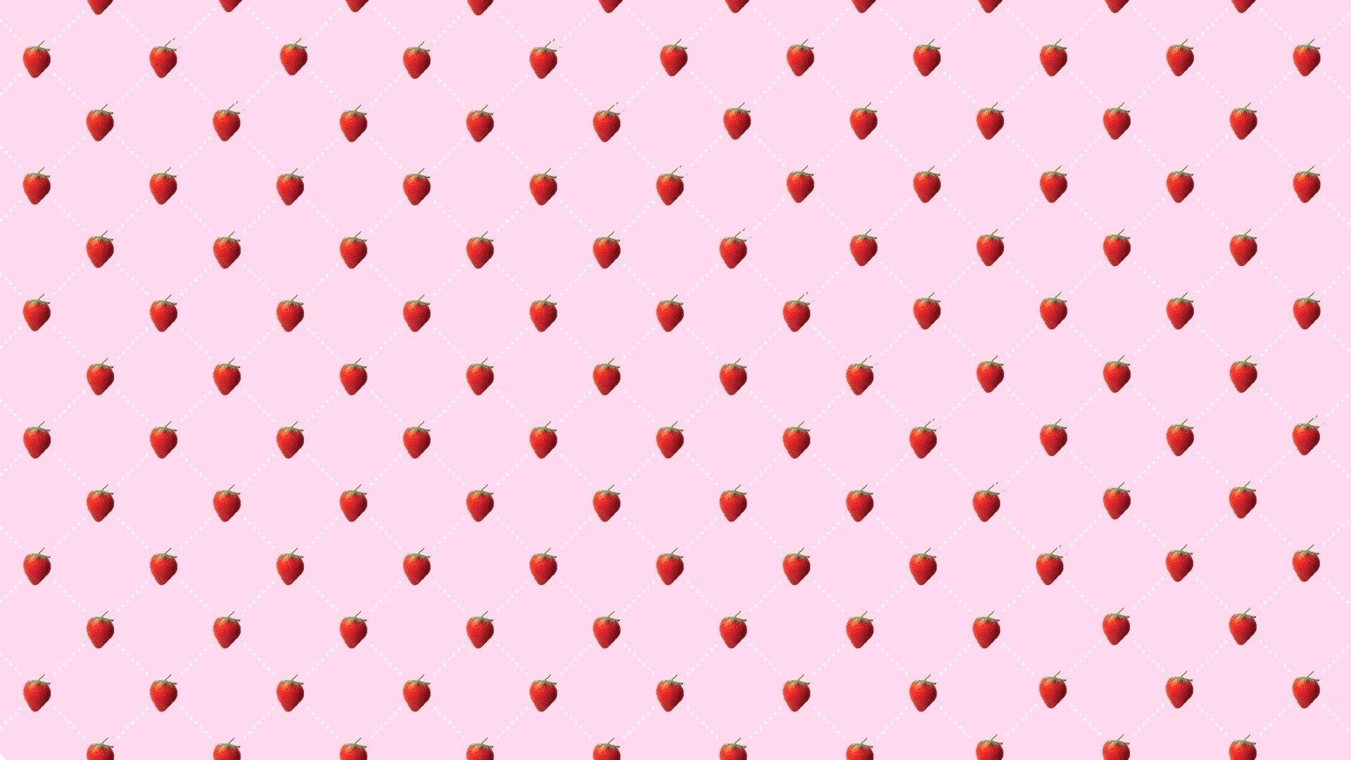 1920x1080 Kawaii Strawberry Wallpaper, Desktop