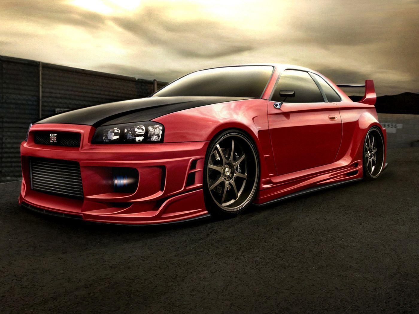 1400x1050 Nissan Skyline R34 GTR, Desktop