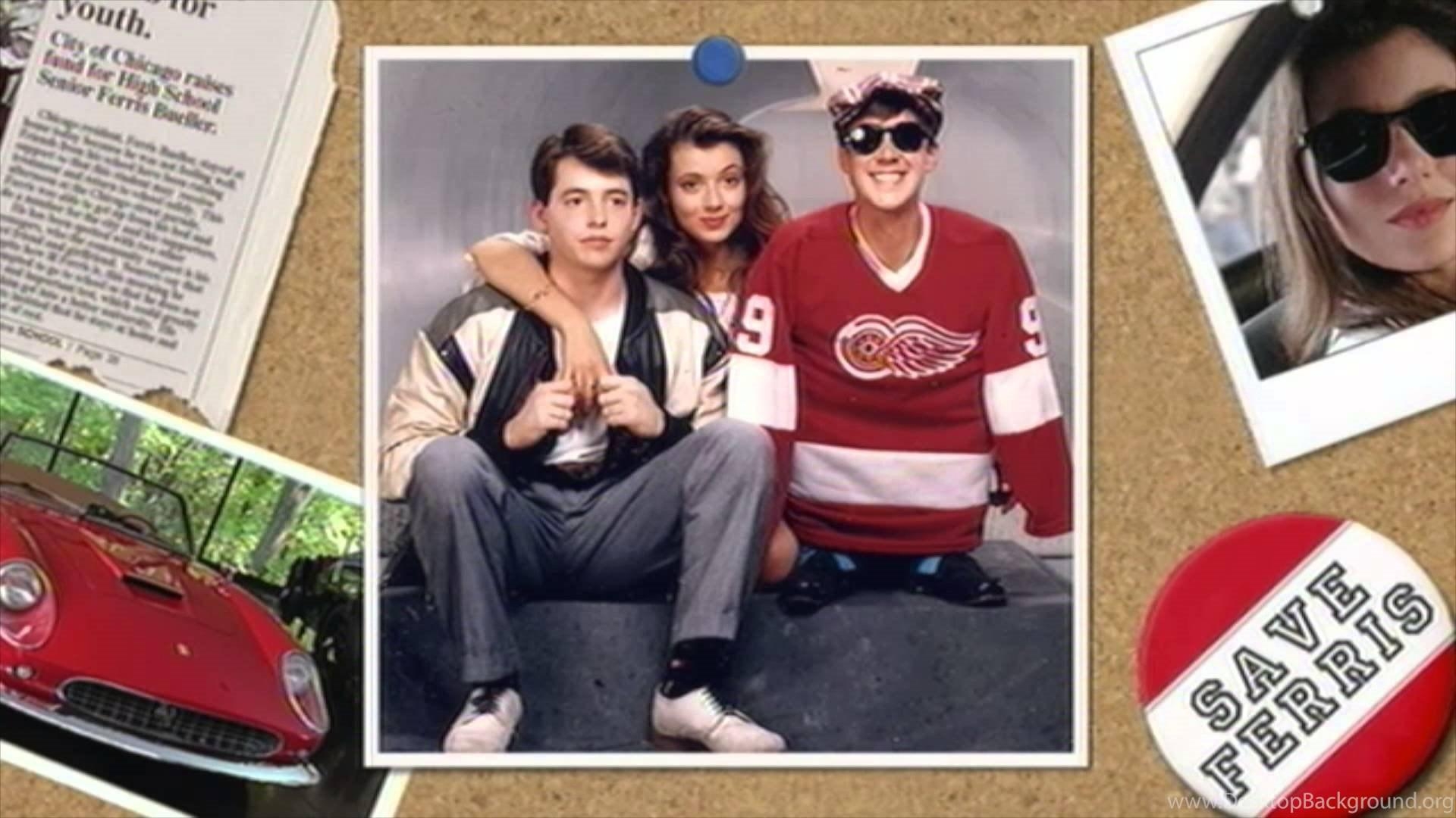 1920x1080 Ferris Bueller's Day Off 1986 Scrapbook Mathew Broderick Mia Sara, Desktop