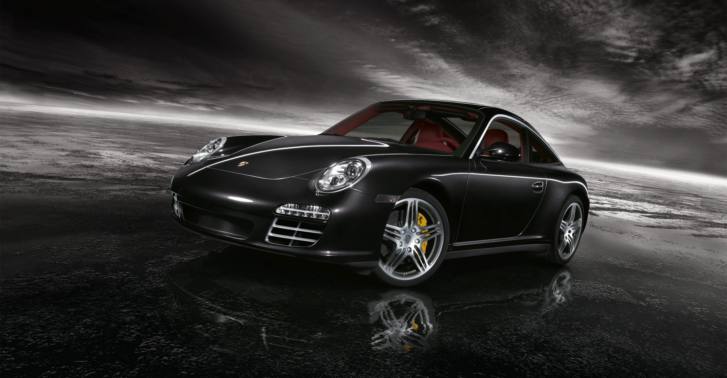 3000x1560 Black Porsche 911 Targa 4S wallpaper, Desktop