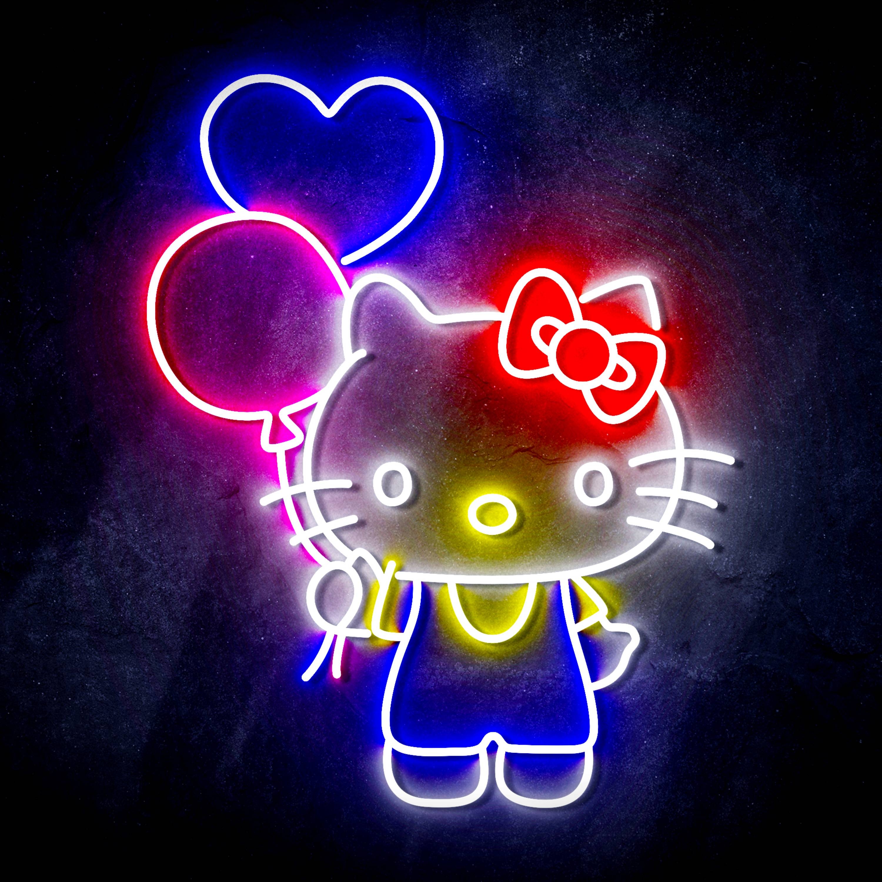 3000x3000 Hello Kitty Neon Like Sign Beer Bar Decor, Phone