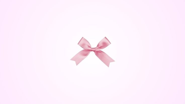 740x420 Coquette Ribbon Wallpaper. Pink, Desktop