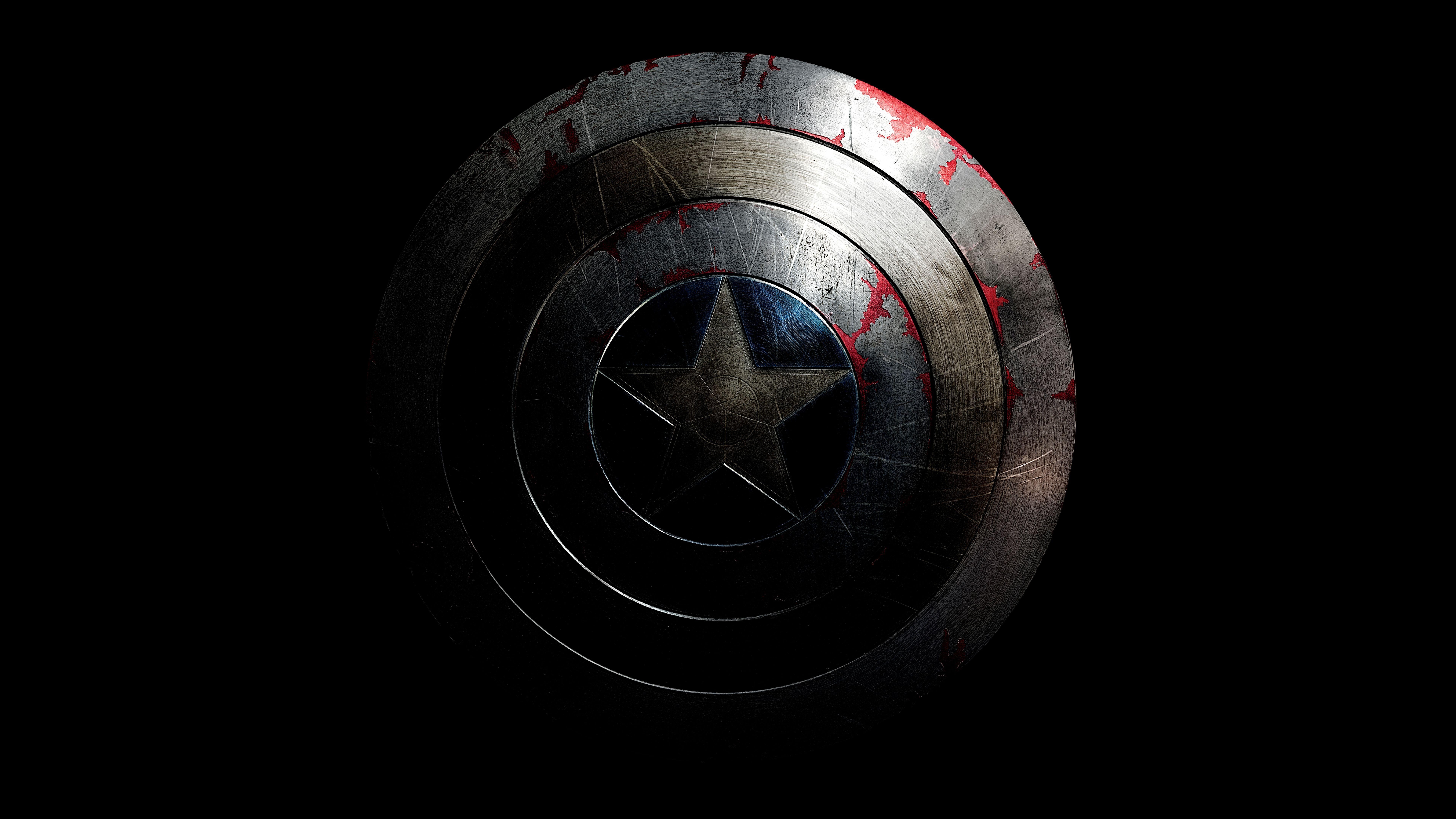 7680x4320 Wallpaper Captain America, Shield, Marvel Comics, 4K, 8K, Movies, Desktop