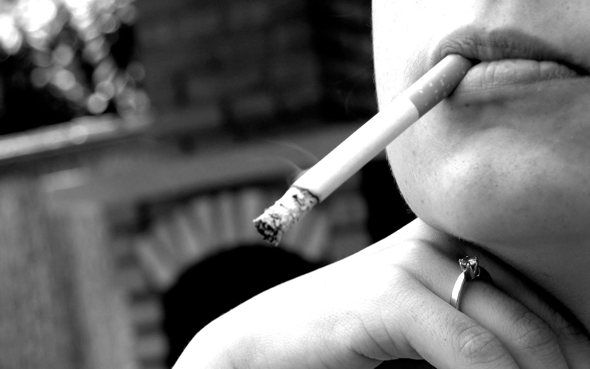 1920x1200 Girl smokes cigarette image desktop wallpaper, Desktop