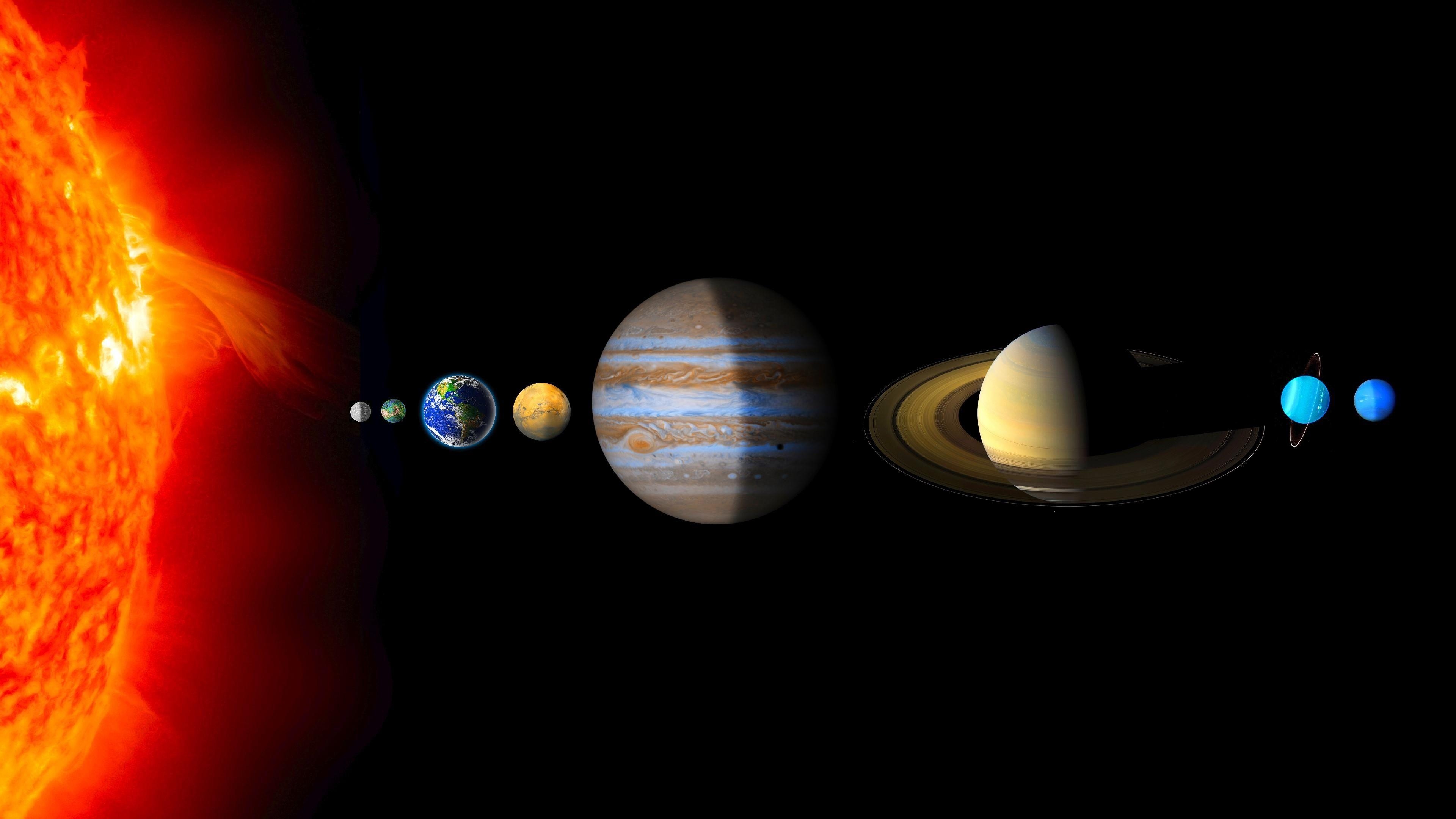 3840x2160 Solar System Planets Wallpaper Free Solar System Planets, Desktop