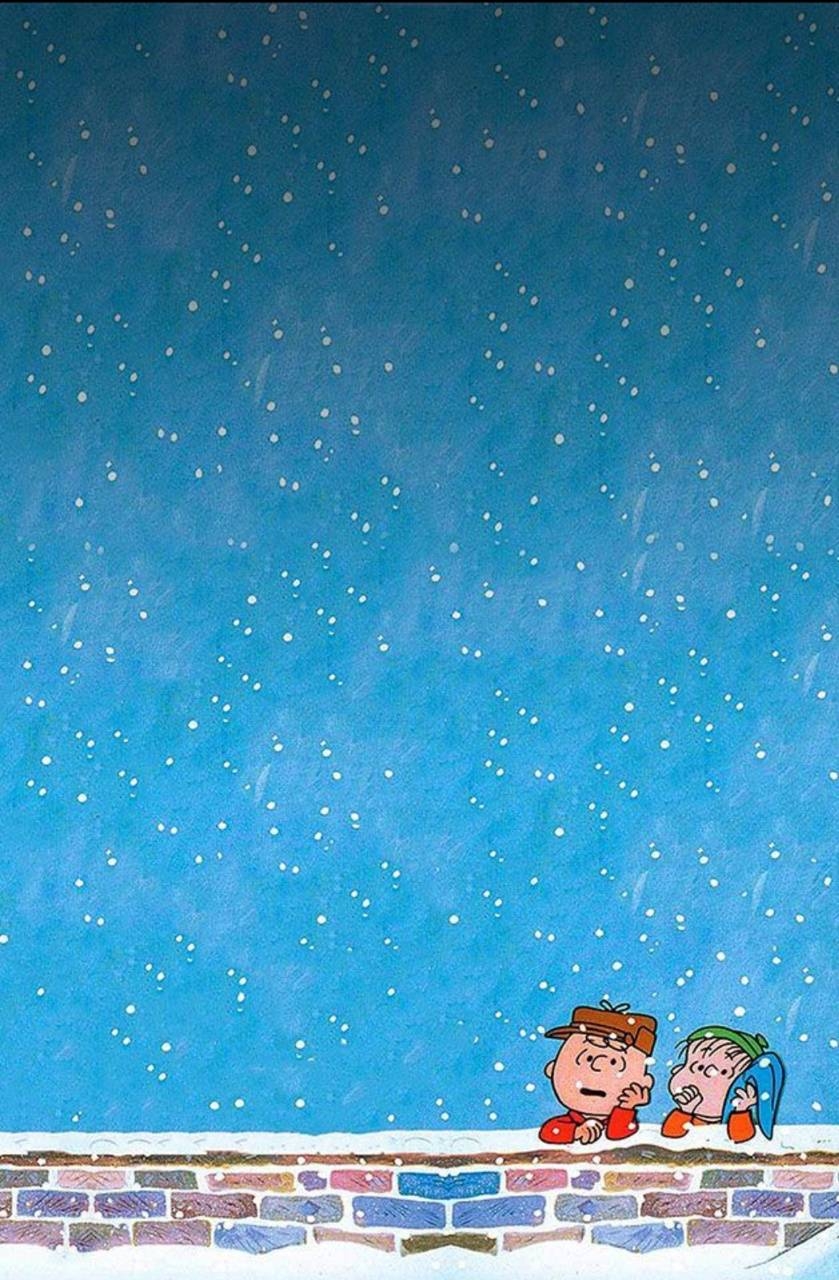 840x1280 Peanuts Winter wallpaper, Phone