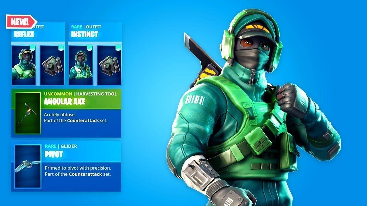 1280x720 NEW! LEAKED SKIN (INSTINCT REFLEX) FORTNITE SET, Desktop